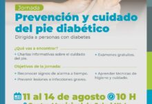 Photo of Jornadas de prevención y cuidado del pie diabético