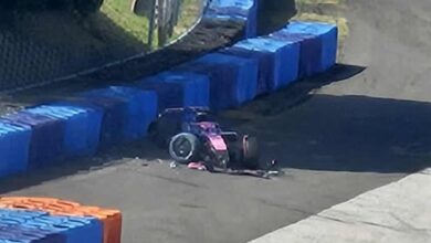 Photo of Video: así quedó el auto de Franco Colapinto tras el accidente durante la prueba de neumáticos con Alpine en Hungría
