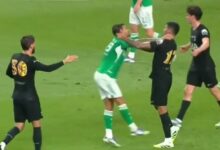 Photo of Cuti Romero fue protagonista por una pelea ¡en un partido amistoso! y tuvo una sentida despedida a Heung-Min Son