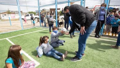 Photo of VUOTO INAUGURÓ EL PLAYÓN DEPORTIVO DEL BARRIO EL LIBERTADOR