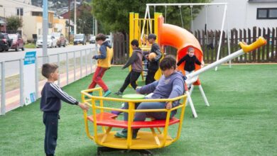 Photo of SE INAUGURÓ LA PLAZA “HUELLAS FUEGUINAS” EN EL BARRIO SAN SALVADOR