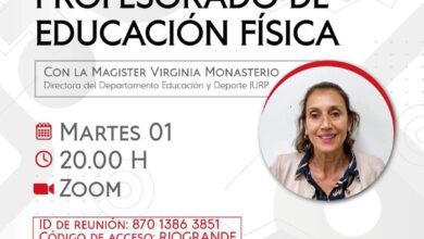 Photo of SE REALIZARÁ UNA REUNIÓN INFORMATIVA SOBRE EL PROFESORADO DE EDUCACIÓN FÍSICA