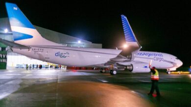 Photo of AEROLÍNEAS ARGENTINAS COMENZÓ A OPERAR SU PRIMER VUELO DE CARGA EN RÍO GRANDE