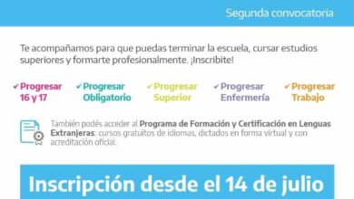 Photo of BECAS PROGRESAR: CONTINÚAN ABIERTAS LAS INSCRIPCIONES HASTA EL 31 DE AGOSTO