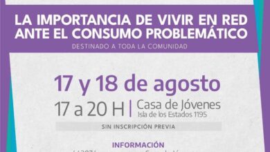 Photo of RÍO GRANDE, JORNADAS SOBRE “LA IMPORTANCIA DE VIVIR EN RED ANTE EL CONSUMO PROBLEMÁTICO”