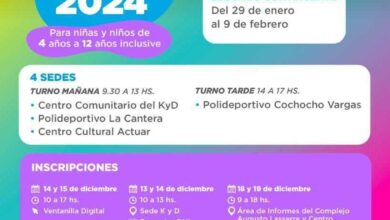 Photo of LA MUNICIPALIDAD DE USHUAIA ABRE LAS INSCRIPCIONES A LA “COLONIA MUNICIPAL VERANO 2024”