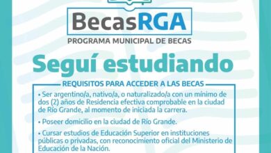 Photo of ESTE VIERNES ARRANCAN LAS INSCRIPCIONES PARA LAS “BECAS RGA” Y LAS “BECAS 100 AÑOS”