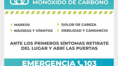 Photo of EL MUNICIPIO DE RÍO GRANDE RECUERDA LAS RECOMENDACIONES PARA PREVENIR INCIDENTES CON MONÓXIDO DE CARBONO