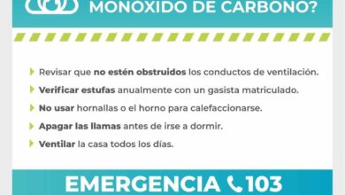 Photo of SE RECUERDAN RECOMENDACIONES PARA PREVENIR INCIDENTES POR MONÓXIDO DE CARBONO