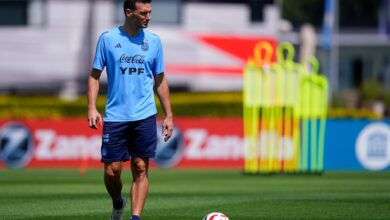 Photo of La selección argentina se entrenó en Miami con dos ausentes y Lionel Scaloni admitió que hay jugadores en duda