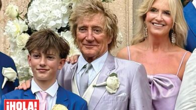 Photo of Rod Stewart celebró la boda de su hijo Liam en Escocia junto a su numerosa familia: las fotos