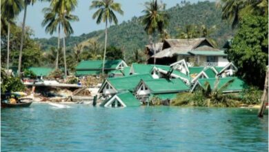 Photo of Se conoció una foto inédita que muestra la primera ola del tsunami ocurrido en Tailandia en 2004