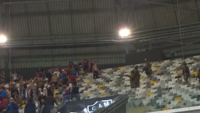 Photo of Se interrumpió el partido entre Atlético Mineiro y San Lorenzo por incidentes en las tribunas: la Policía arrojó gas lacrimógeno a los hinchas del ciclón