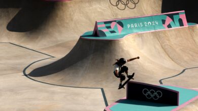 Photo of Juegos Olímpicos París 2024: la foto distinta del día, una pintura urbana de claroscuros en el skateboarding