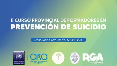 Photo of El 2° Curso Provincial de Formadores en Prevención de Suicidio ya cuenta con resolución ministerial