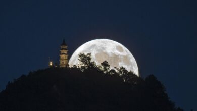 Photo of Eclipse lunar: las mejores imágenes de la superluna que se vio en el cielo