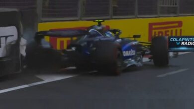 Photo of Video: el choque de Colapinto en la práctica de la F1 en Bakú