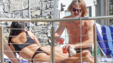 Photo of En fotos: de la escapada romántica de Chris Pine a Portofino a la complicidad de George Clooney y Brad Pitt