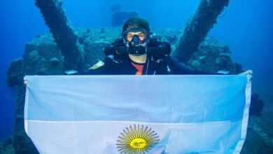 Photo of Imágenes asombrosas. El argentino que exploró naufragios de la Segunda Guerra Mundial en el lugar con más radiactividad del planeta