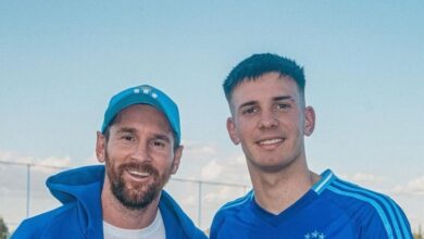 Photo of Mastantuono, gol en la Sub 20 y foto con Messi: “El mejor de todos”