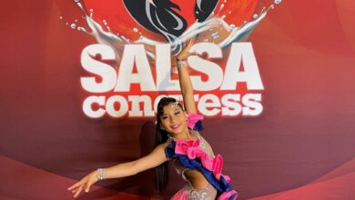 Photo of Tiene 9 años, es inmigrante venezolana en EE.UU. y arrasa en las competencias de salsa: ganó un mundial por segunda vez