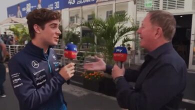 Photo of El encuentro de Franco Colapinto con Martin Brundle, el periodista británico al que evitó antes del Gran Premio de los Estados Unidos