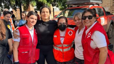 Photo of Rosalía se unió a los voluntarios de Valencia para ayudar a los damnificados del fenómeno DANA