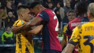 Photo of ¿Algo pendiente? Lautaro se la agarró fuerte con Jerry Mina en Inter – Cagliari