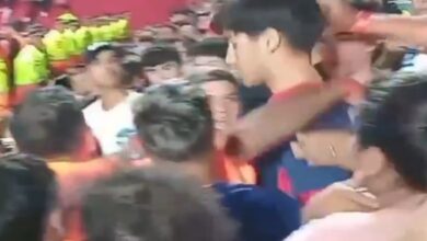 Photo of Insólito: un hincha de San Lorenzo en la tribuna de Argentinos