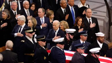 Photo of Cinco presidentes y un funeral: una foto imposible en la Argentina