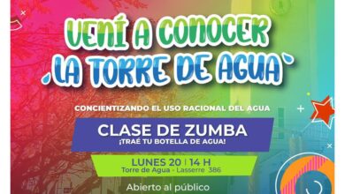 Photo of Este lunes sumate a la jornada recreativa “vení a conocer la torre de agua”