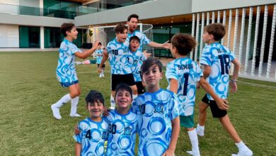 Photo of El tierno posteo de Lionel Messi con sus hijos festejando un campeonato en Rosario