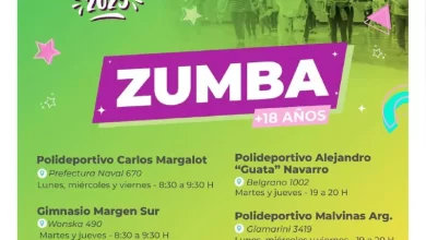 Photo of En febrero continúan las clases gratuitas de zumba