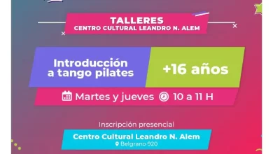 Photo of Centro Cultural Alem: “Introducción a tango pilates” se suma a los talleres