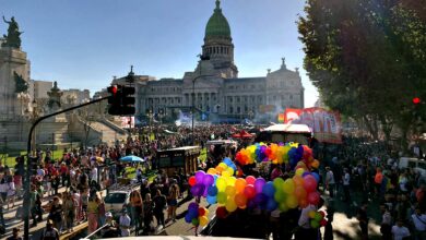 Photo of Dirigentes gremiales y políticos de la oposición participan de la Marcha del Orgullo Antifascista y Antirracista en el Congreso