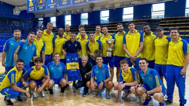 Photo of El Básquet de Boca dio la vuelta olímpica ayer y hoy Riquelme fue de visita a la Bombonerita