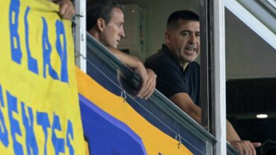 Photo of Video: los gestos de Riquelme en el palco de la Bombonera