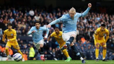 Photo of Haaland pone adelante al City contra el Brighton