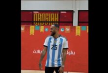 Photo of La figura mundial que se puso una camiseta de Argentina para ir a un evento en su club en Arabia Saudita