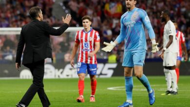 Photo of La dura respuesta de Courtois a Simeone por el penal de Julián y el estilo