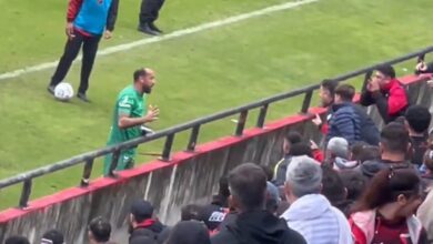 Photo of Video: el cara a cara de Marcos Díaz con los hinchas de Colón