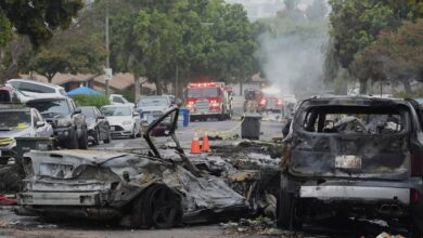 Photo of Esto se sabe del accidente de una avioneta en San Diego: se estrelló en un vecindario