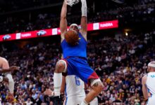 Photo of Playoffs NBA: otro mazazo de los Nuggets a los Thunder y descuento de los Cavaliers ante los Pacers