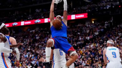 Photo of Playoffs NBA: otro mazazo de los Nuggets a los Thunder y descuento de los Cavaliers ante los Pacers
