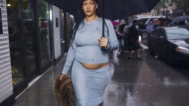 Photo of MET Gala 2025: Rihanna apostó por un look con el que lució su nuevo embarazo