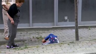 Photo of Video: el accidente en el que se fracturó Mikel Landa