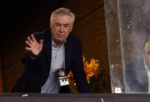 Photo of Carlo Ancelotti, presente en un partido de Copa Libertadores