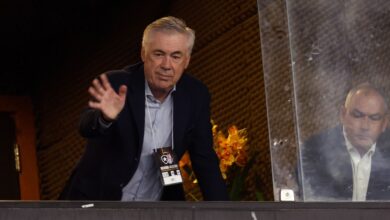 Photo of Carlo Ancelotti, presente en un partido de Copa Libertadores