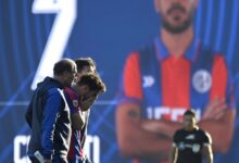 Photo of Video: Cerutti se desgarró y salió llorando en San Lorenzo