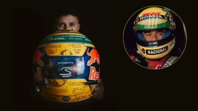 Photo of Isack Hadjar presentó su casco para Mónaco: homenaje a Senna y a su padre
